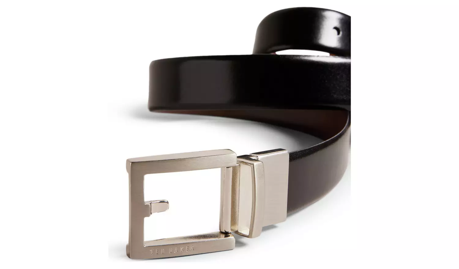 Ted Baker Katchup Black Leather Belt - Size 36