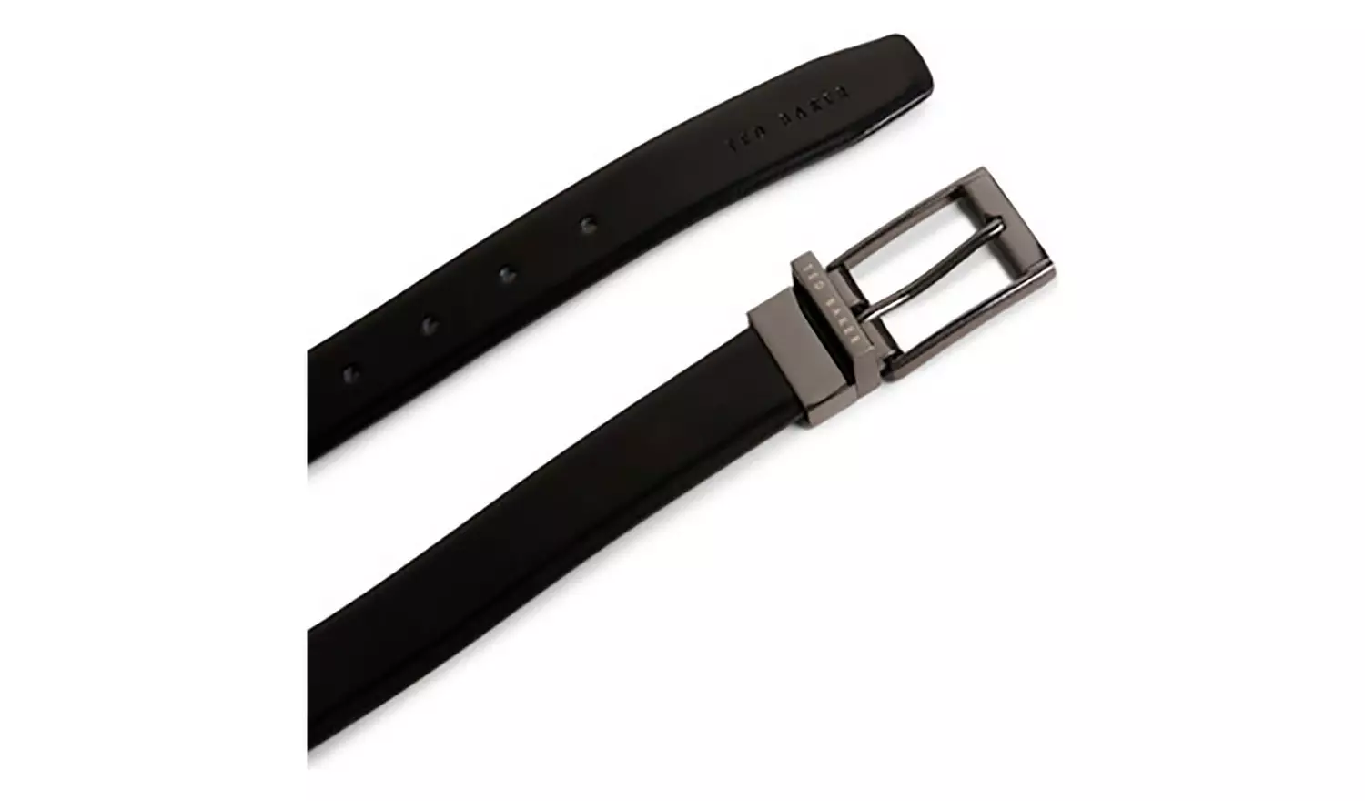Ted Baker Black Reversible Leather Belt - Size 34