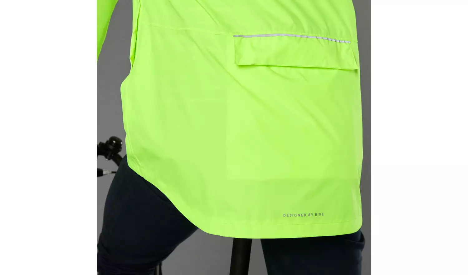 Decathlon Men'S Waterproof Cycling Jacket - Neon Yellow S