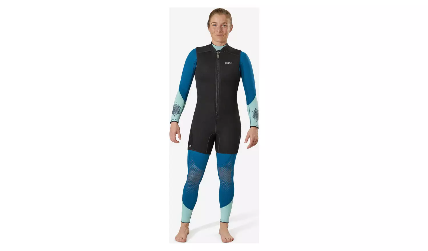 Decathlon Neoprene Scuba Diving Shorty Oversuit 5.5 mm S