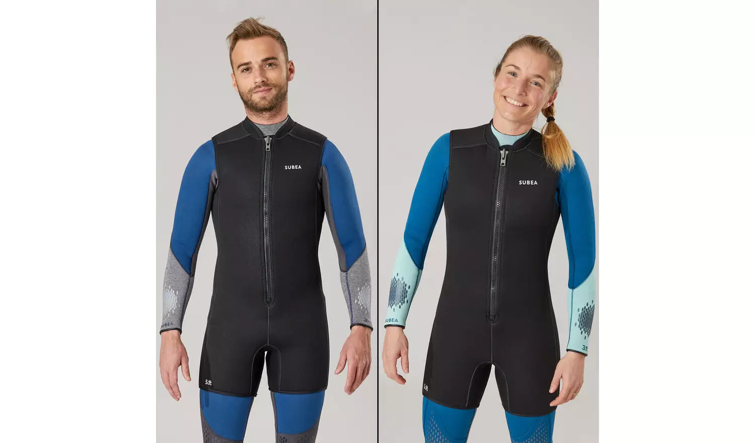 Decathlon Neoprene Scuba Diving Shorty Oversuit 5.5 mm S