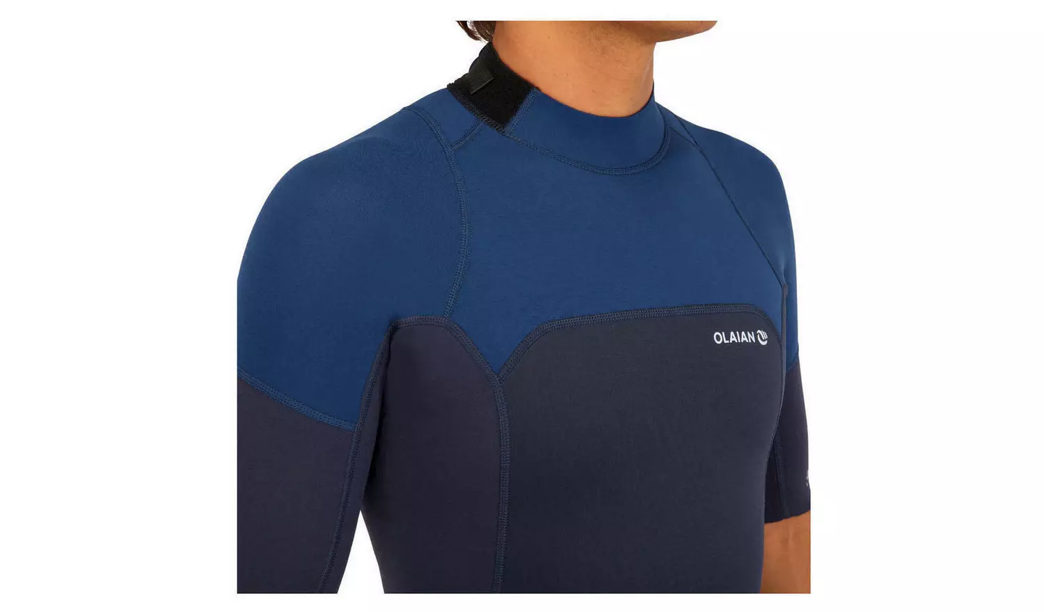 Decathlon Men's Surfing Neoprene Shorty Wetsuit 500 Blue L
