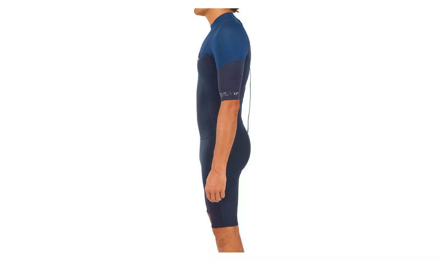 Decathlon Men's Surfing Neoprene Shorty Wetsuit 500 Blue XL
