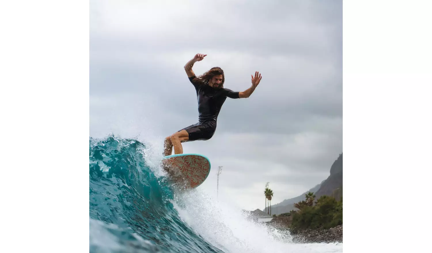 Decathlon Men's Surfing Neoprene shorty wetsuit 900 S