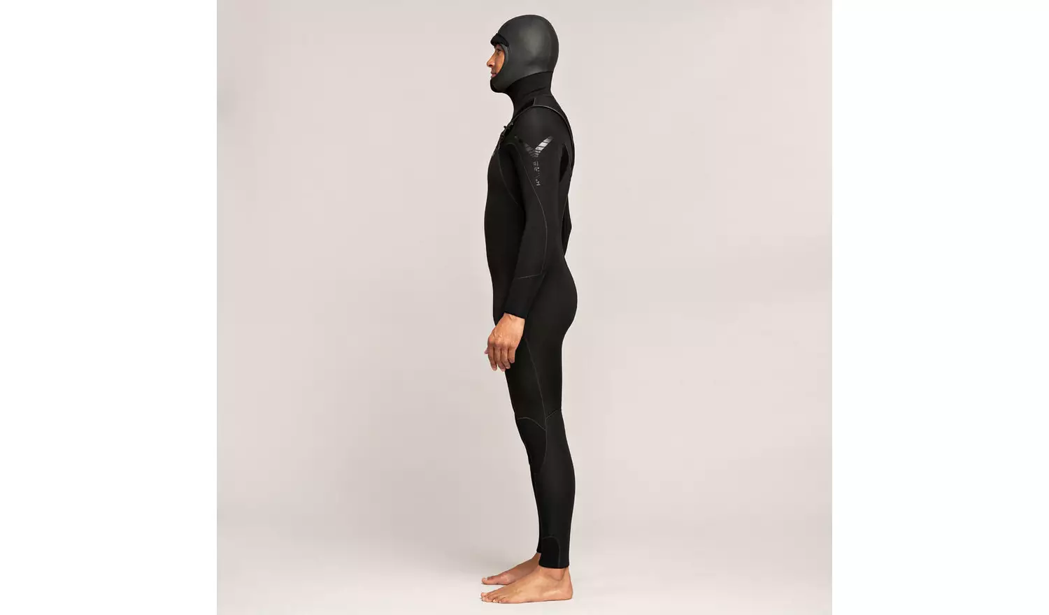 Decathlon Men's Surfing 5/4 mm Neoprene Wetsuit with Hood M
