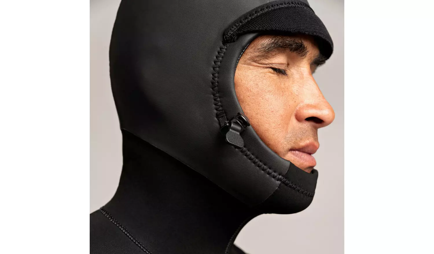 Decathlon Men's Surfing 5/4 mm Neoprene Wetsuit with Hood M