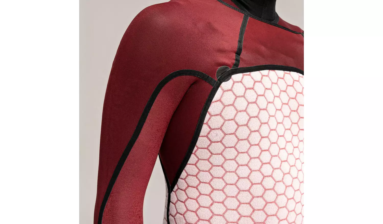 Decathlon Men's Surfing 5/4 mm Neoprene Wetsuit with Hood M