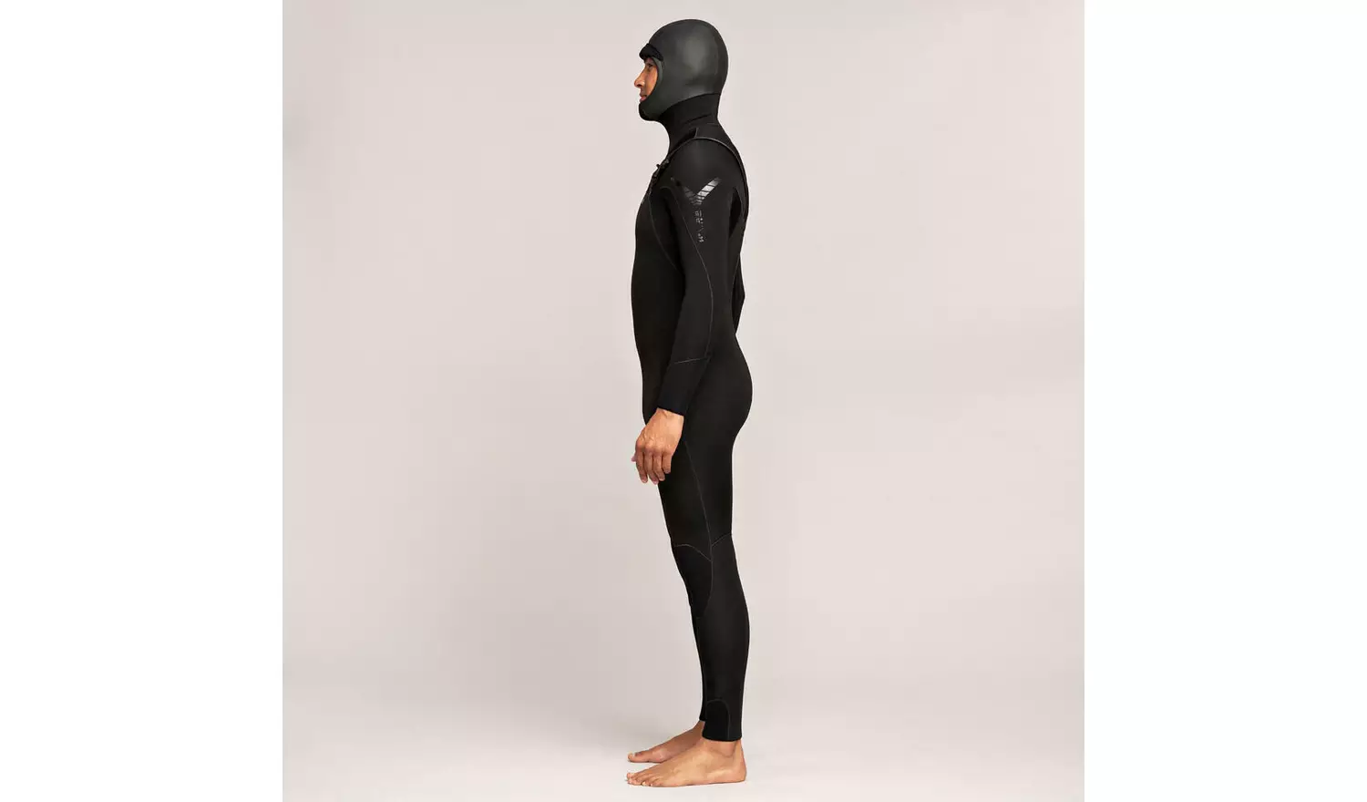 Decathlon Men's Surfing 5/4 mm Neoprene Wetsuit with Hood XL
