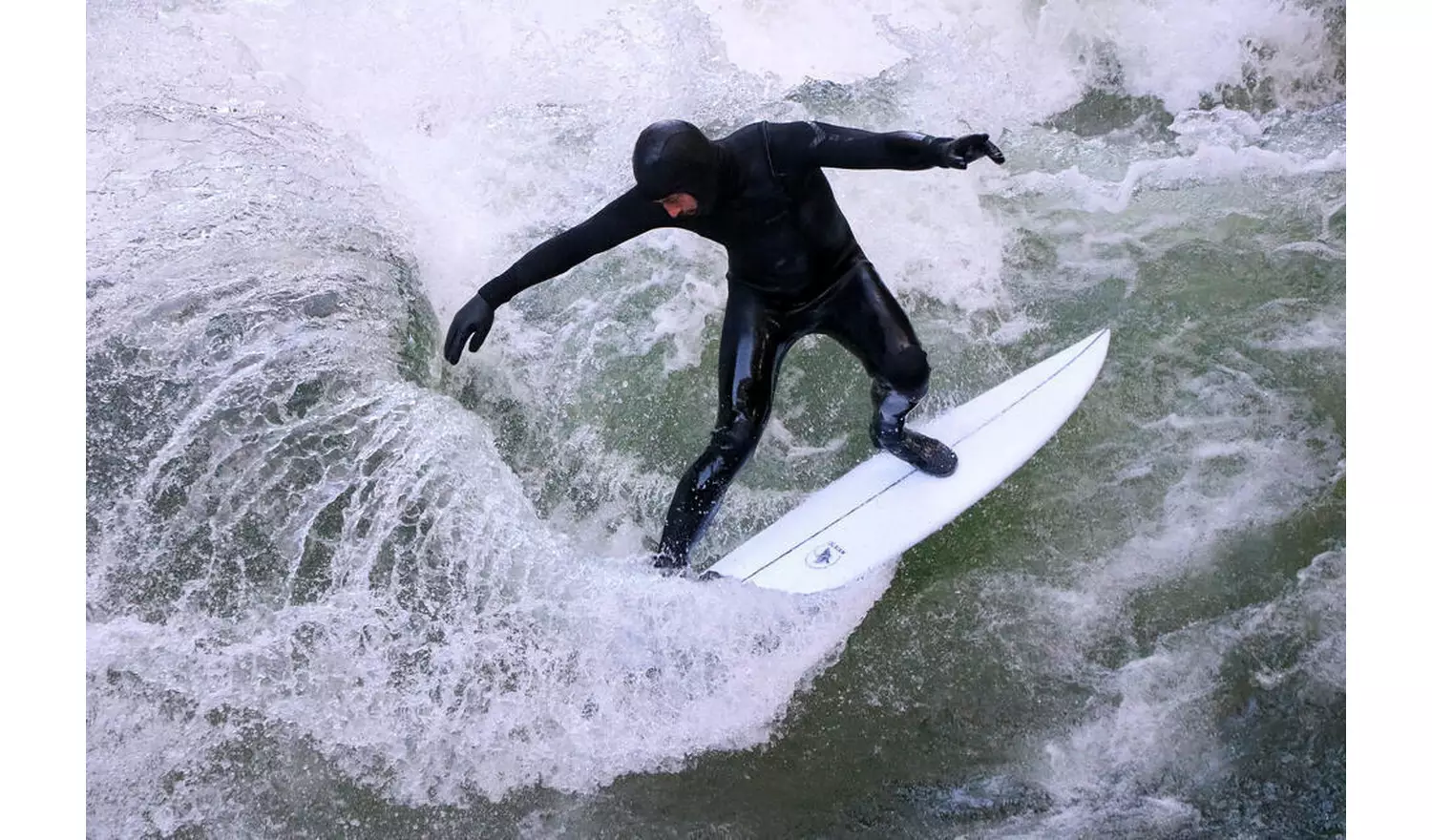 Decathlon Men's Surfing 5/4 mm Neoprene Wetsuit with Hood XL