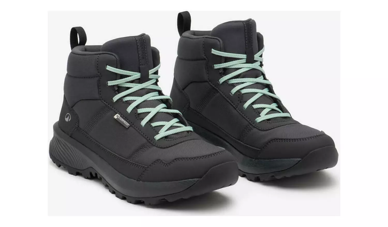 Decathlon Women'S Waterproof Mid Hiking Boots - Green Uk 6.5