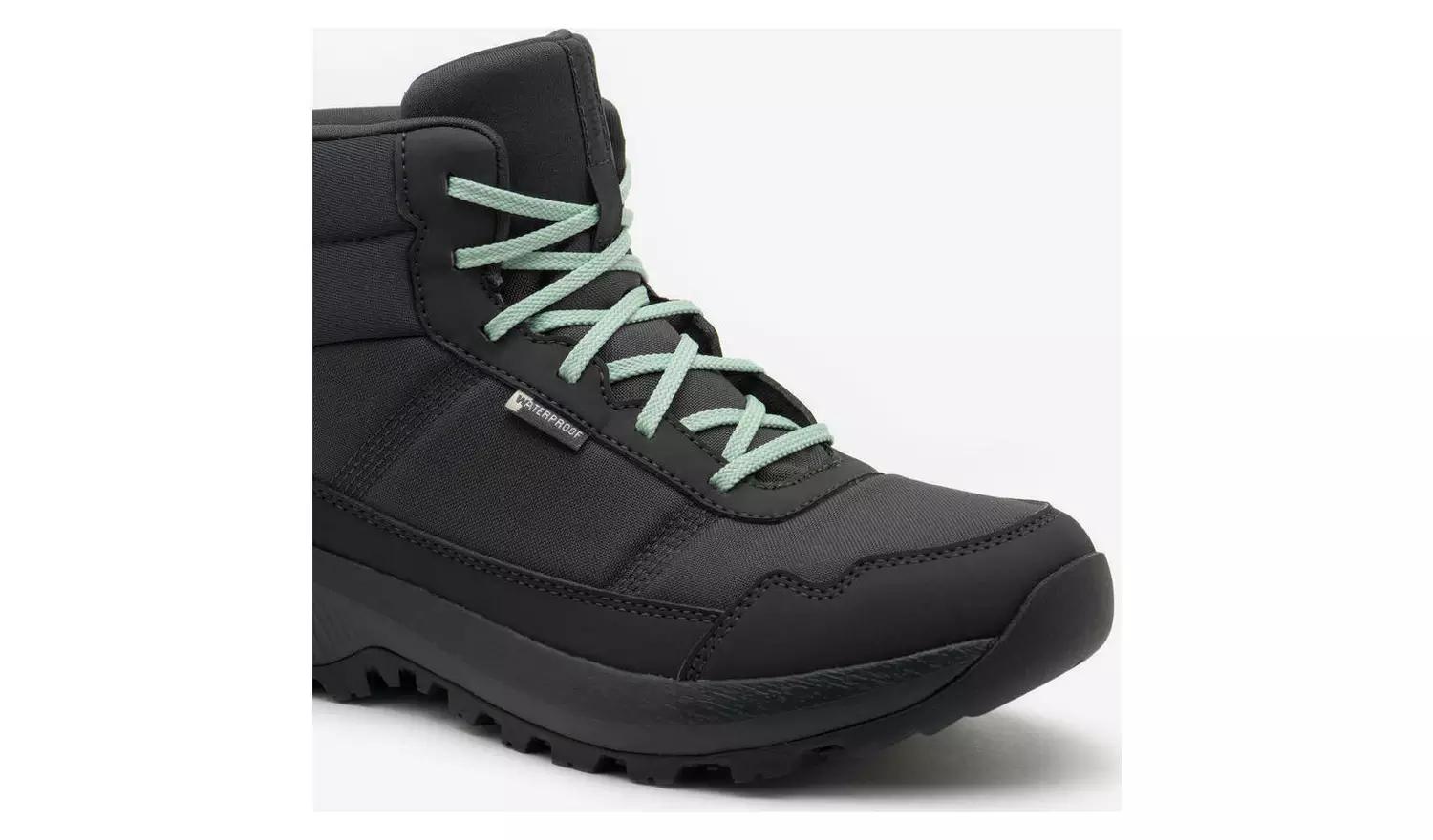 Decathlon Women'S Waterproof Mid Hiking Boots - Green Uk 6.5