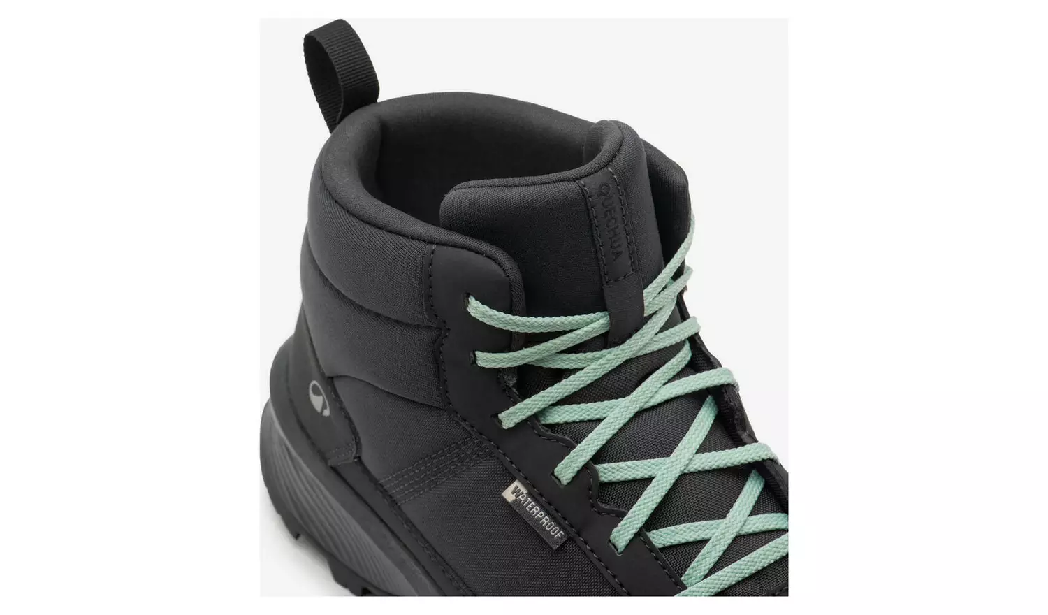 Decathlon Women'S Waterproof Mid Hiking Boots - Green Uk 6.5