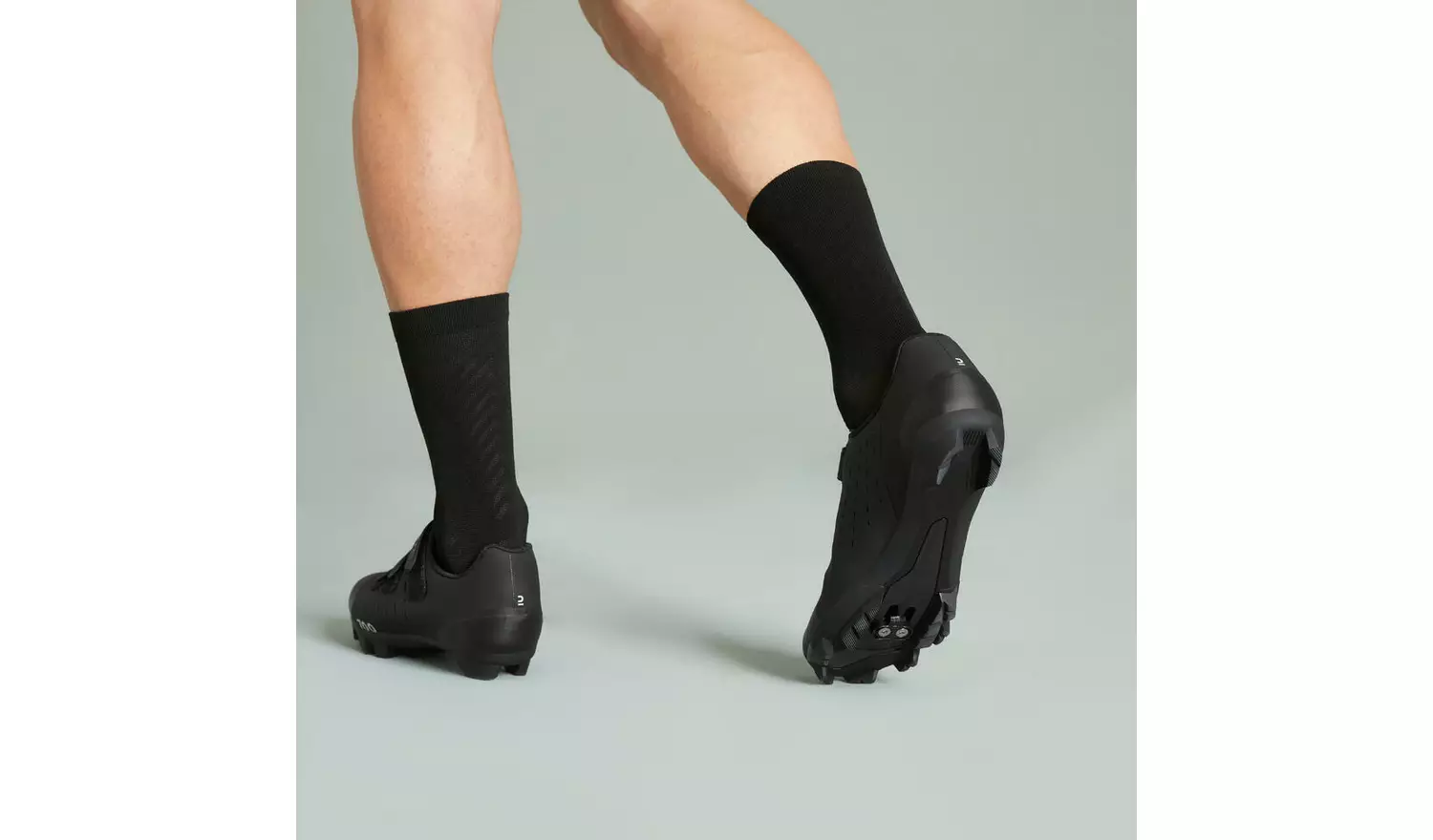 Decathlon Mountain Bike Shoes Race 700 Uk 5.5 - Black