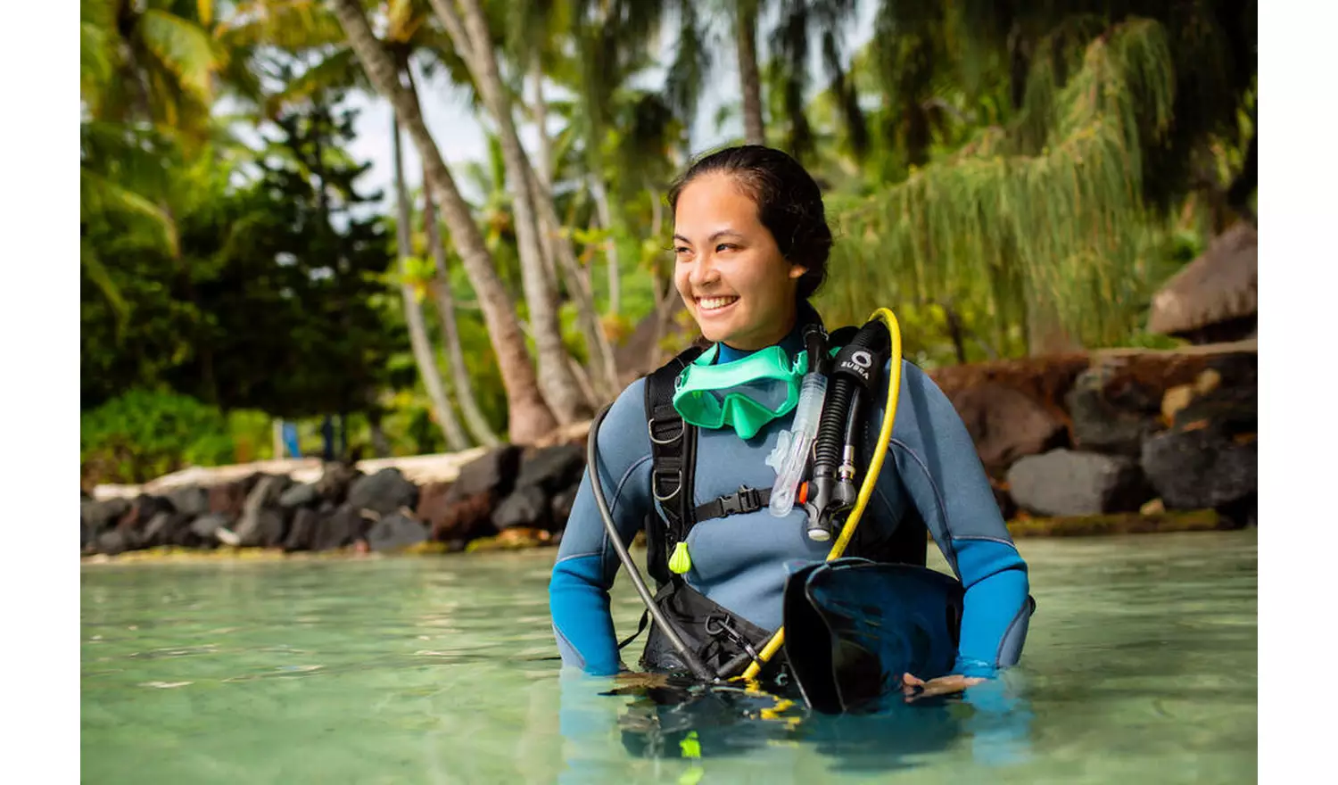 Decathlon Women's Diving Wetsuit 3 mm Neoprene 500 M