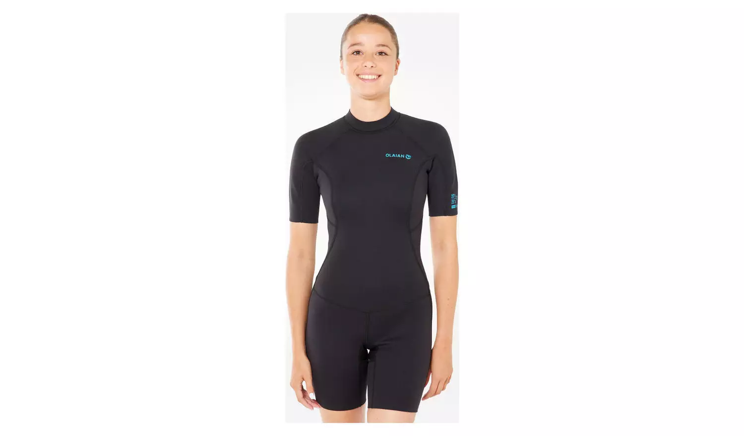 Decathlon Women's 1.5mm Surfing Neoprene Shorty Wetsuit XS