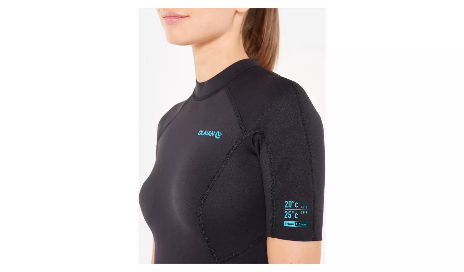 Decathlon Women's 1.5mm Surfing Neoprene Shorty Wetsuit XS