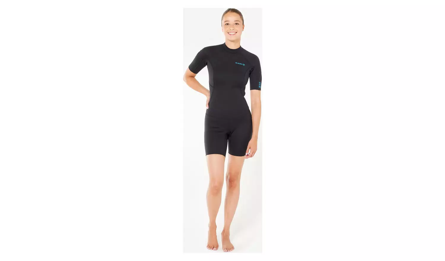 Decathlon Women's 1.5mm Surfing Neoprene Shorty Wetsuit XS