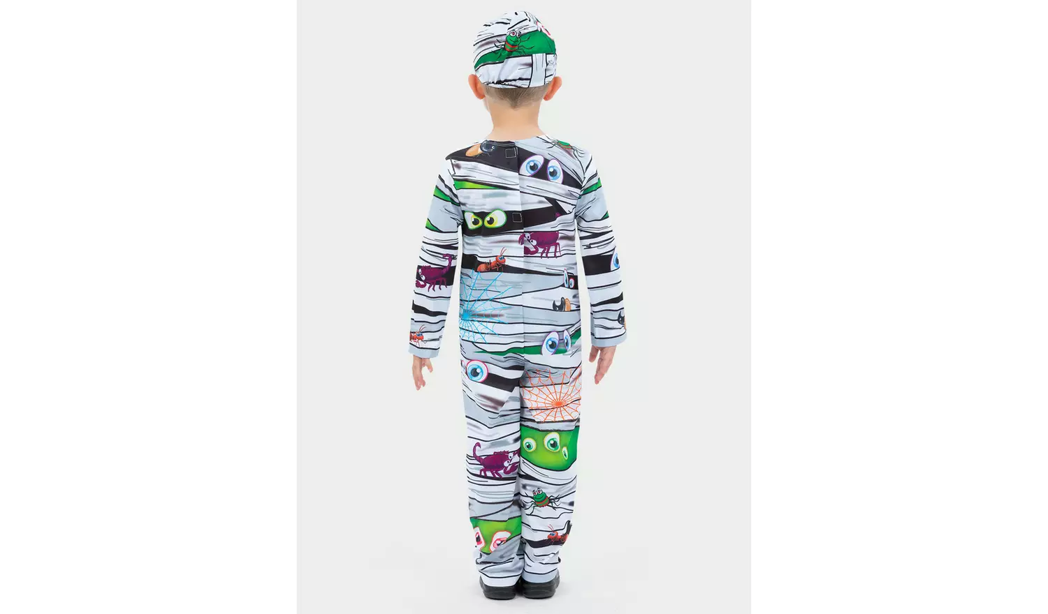 White Eyeball Print Mummy Costume 2-3 years