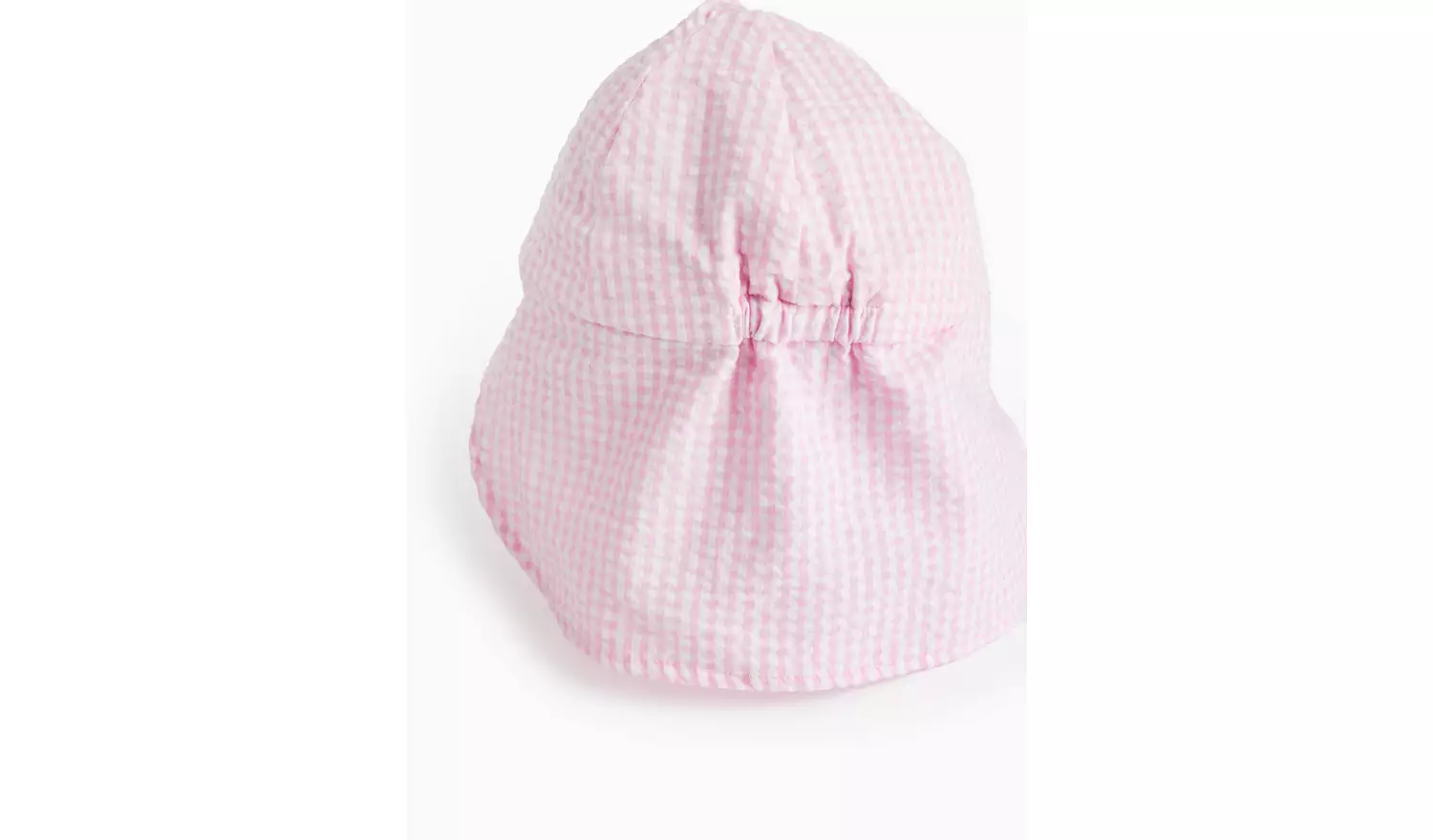 Pink Seersucker Keppie Hat 3-5 years