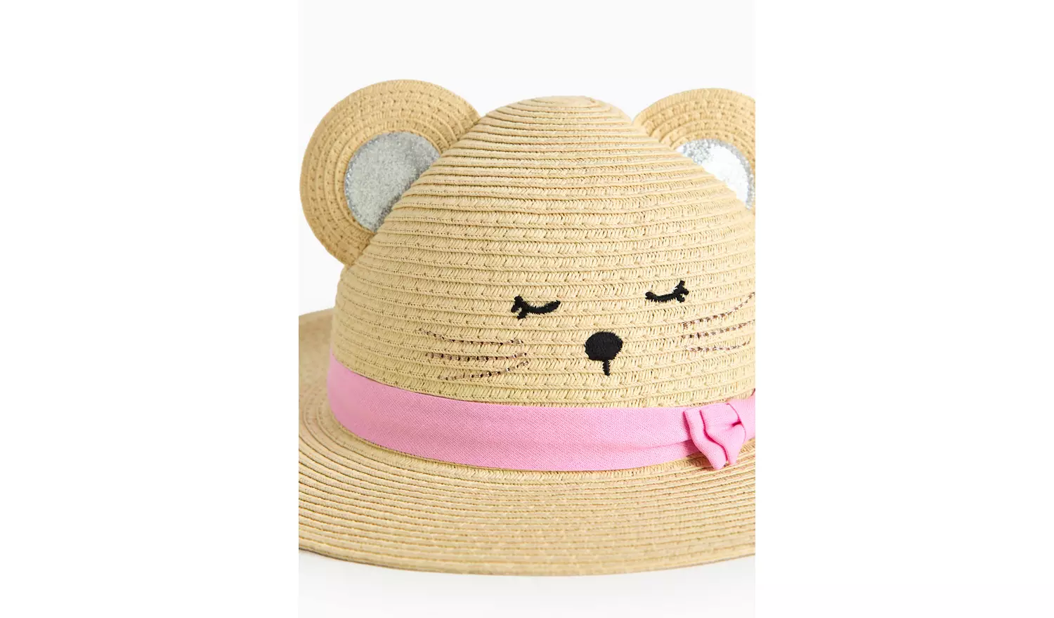 Novelty Cat Straw Sun Hat6-9 years
