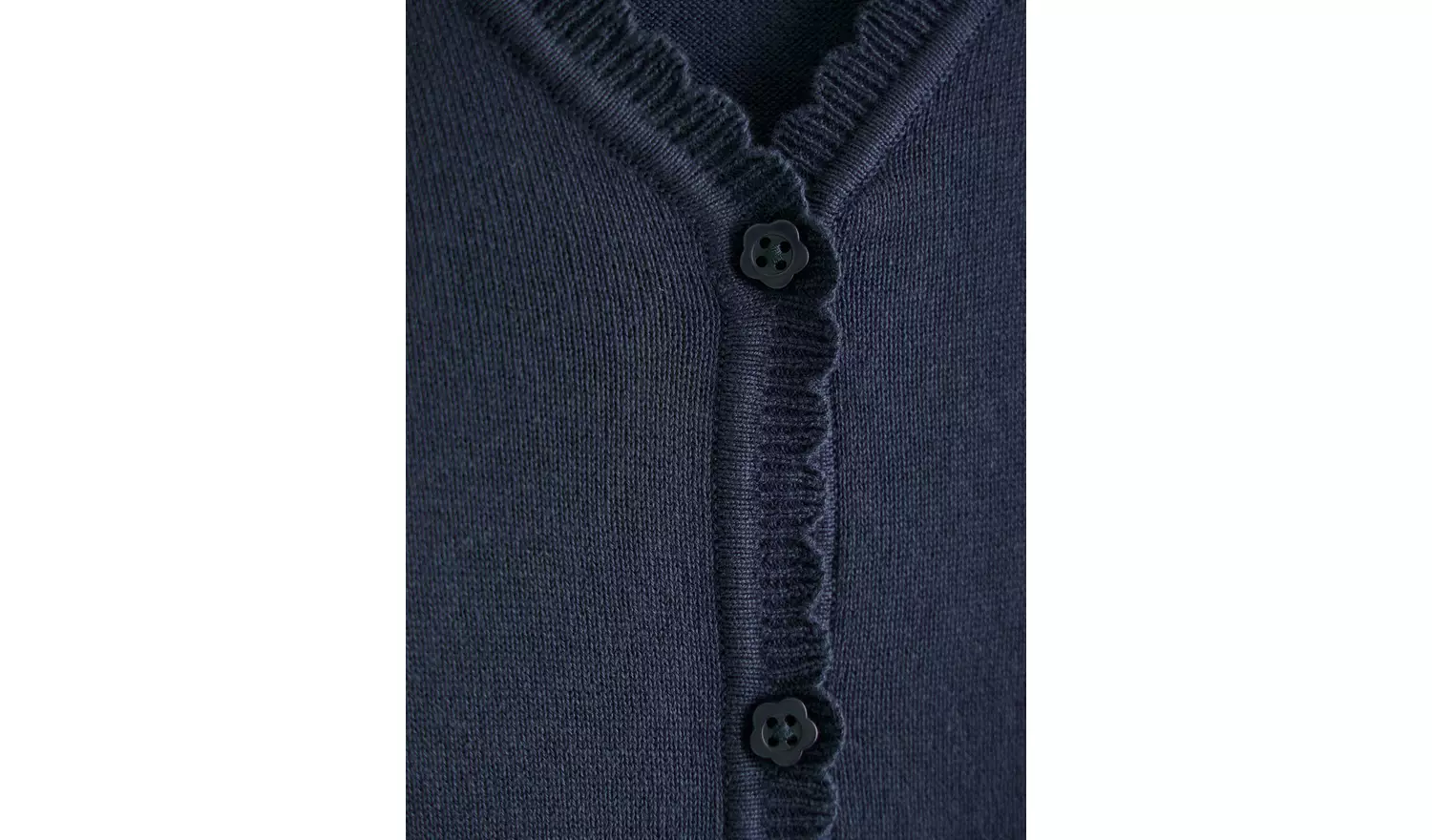 Dark Navy Pointelle Knit Cardigan 8 years