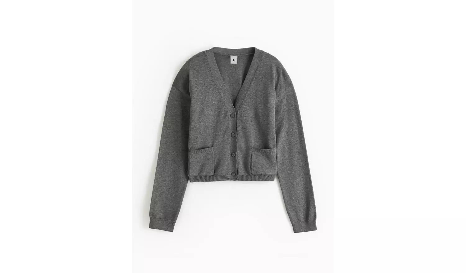 Grey V-Neck Cardigan 13 years