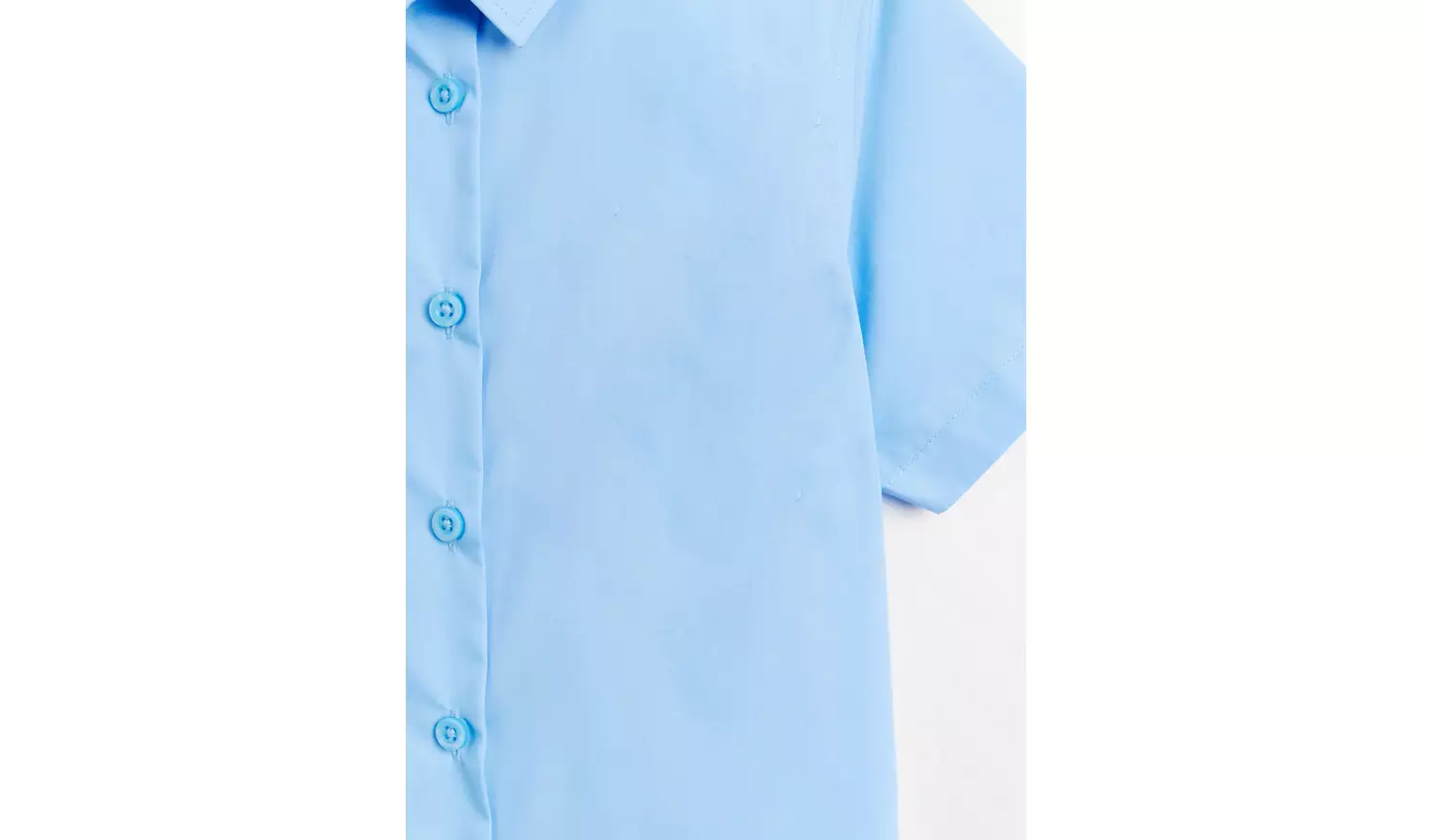 3 Pack Blue Short Sleeve Shirts 10 years