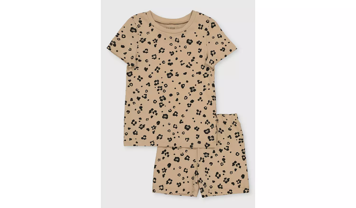 Leopard Print Shortie Pyjamas - 1.5-2 years