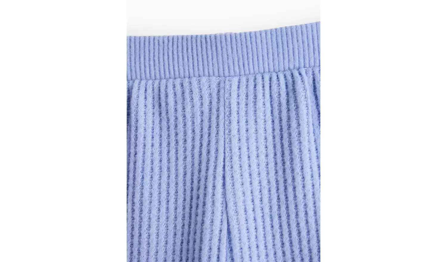 Blue Waffle Pyjama Set 7-8 years