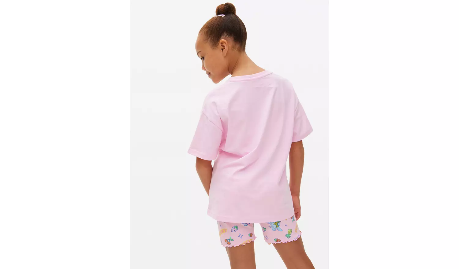 Disney Stitch Print Pink Pyjama Set 13-14 years