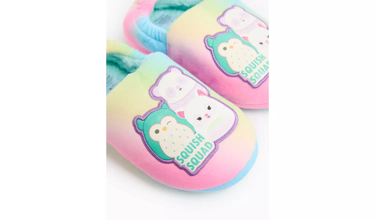 Squishmallows Character Print Ombre Slippers 3-4