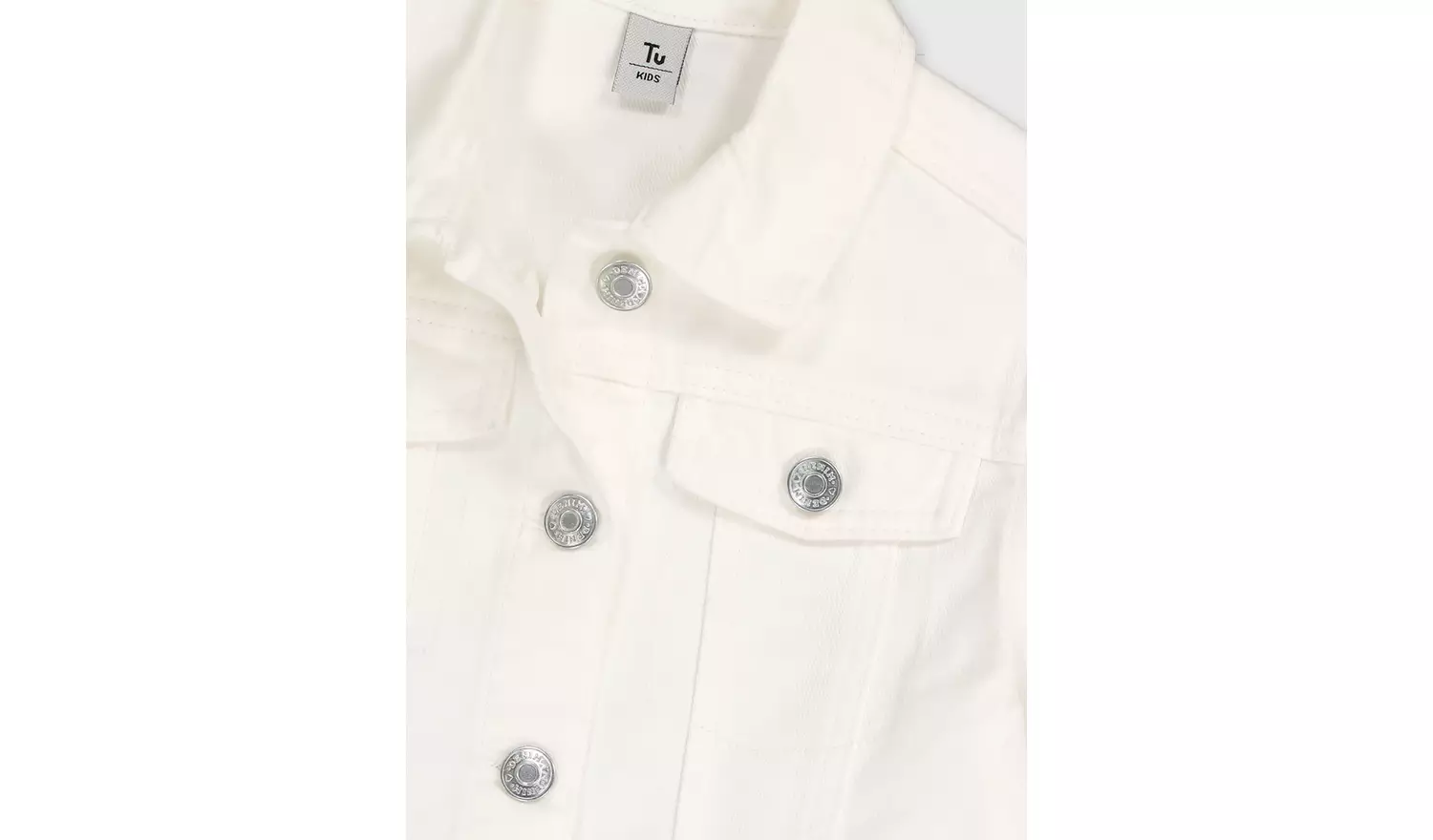 White Denim Jacket - 4-5 years