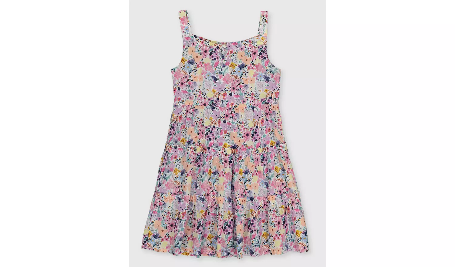 Pink Ditsy Floral Sundress - 3 years
