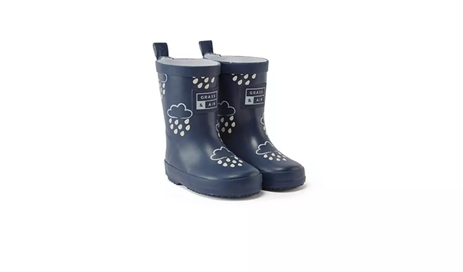 GRASS & AIR Kids Navy Colour Revealing Wellies 9 Infant