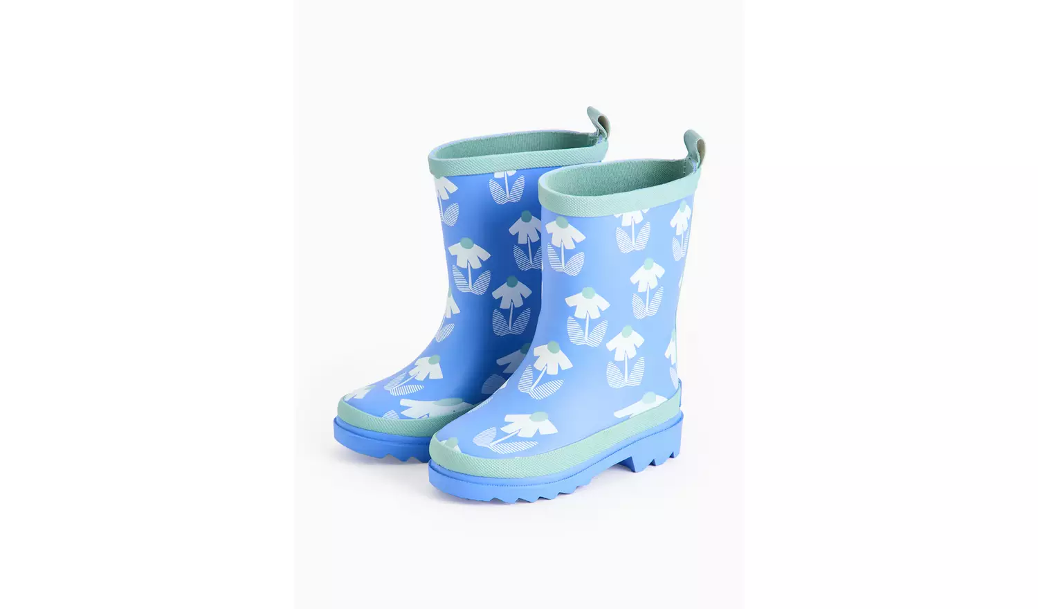 Tu X Scion Blue Floral Rubber Wellies 5 Infant