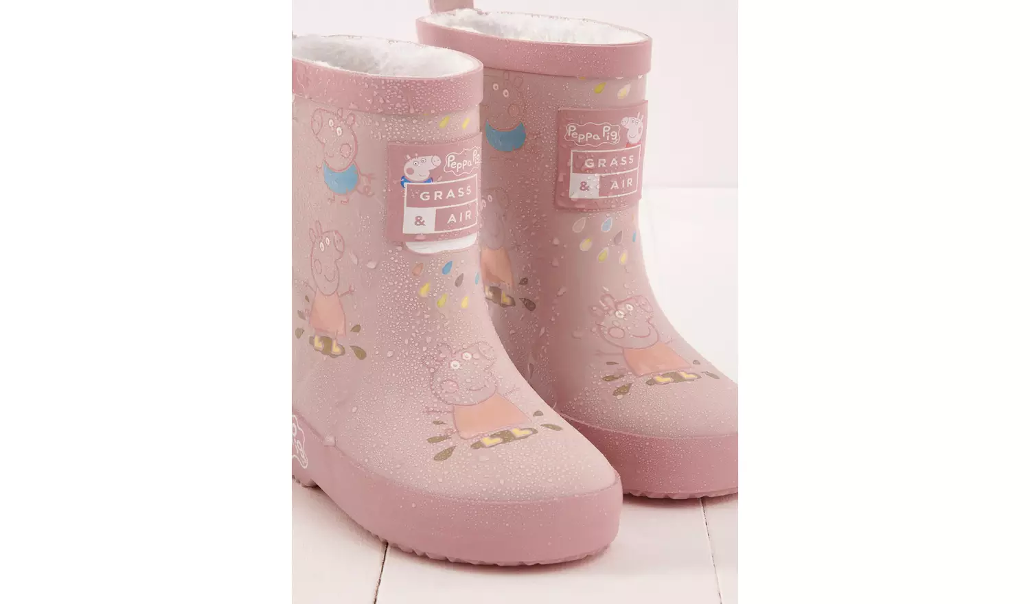 GRASS & AIR Peppa Pig Colour Changing Welly 12 Infant