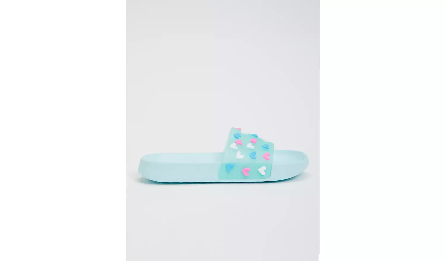 Blue Heart Pool Sliders - 10-11 Infant