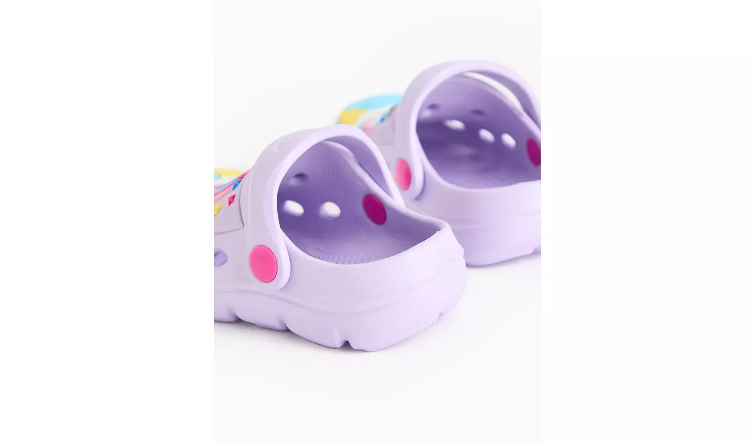 Lilac Unicorn Ankle Strap Clogs12-13 Infant
