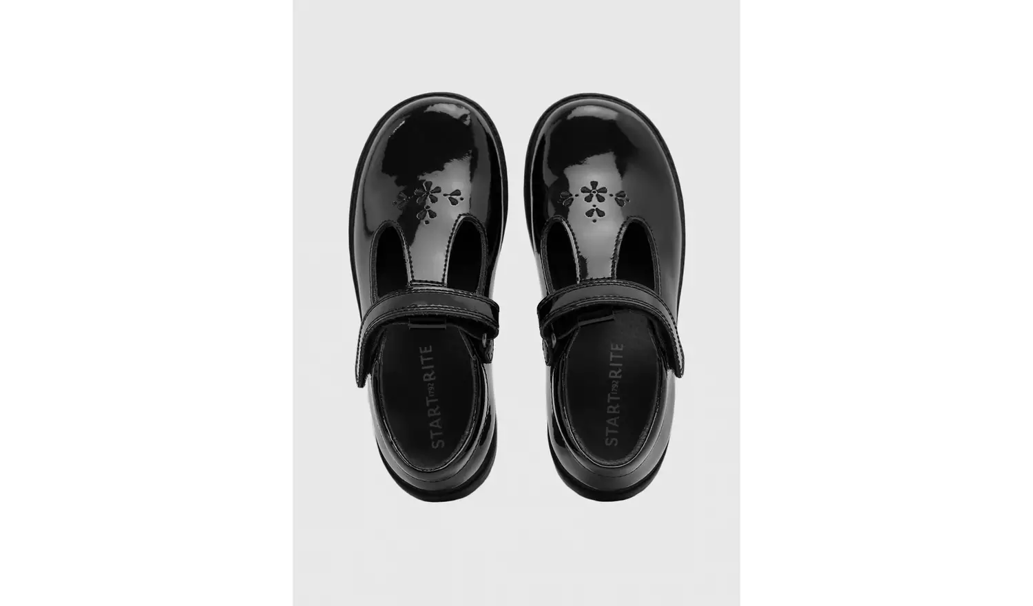 START-RITE Liberty Patent Leather T Bar School Shoes 10 Infant