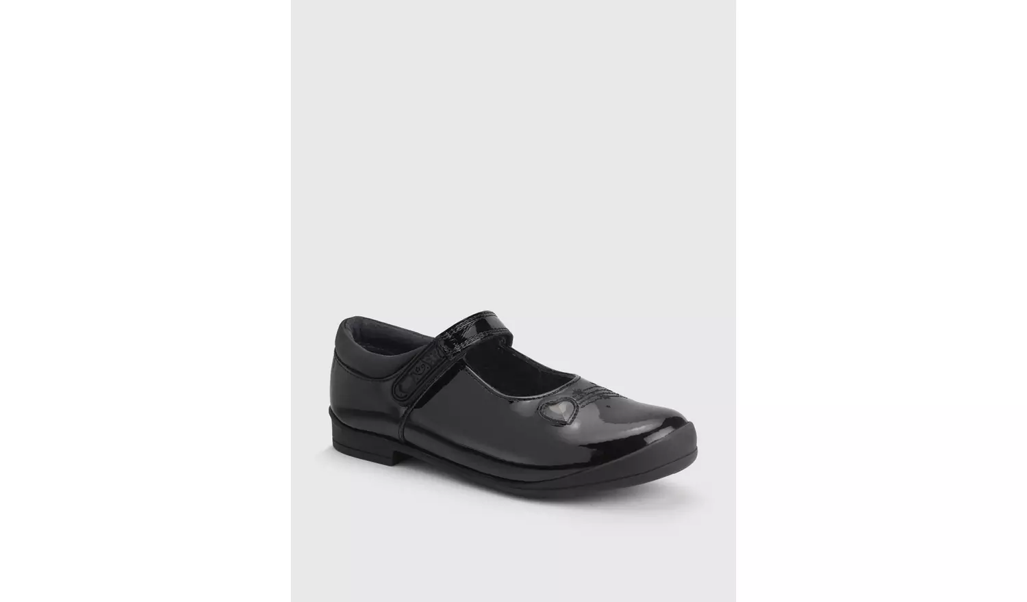 START-RITE Stardust Black Patent Leather Mary Jane School Shoes 11.5 Infant