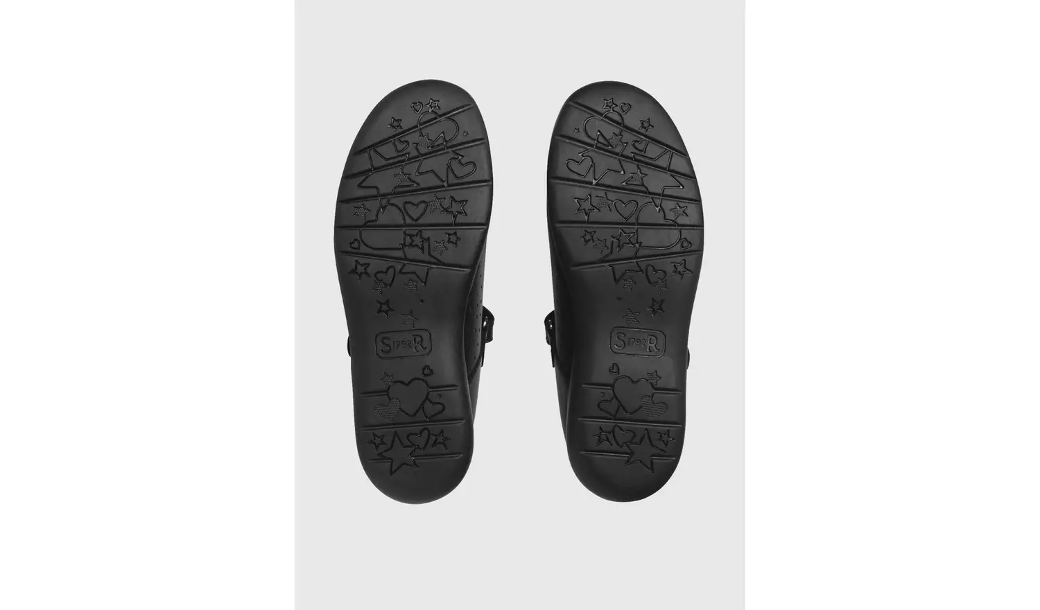 START-RITE Hope Black Leather T Bar School Shoes 1