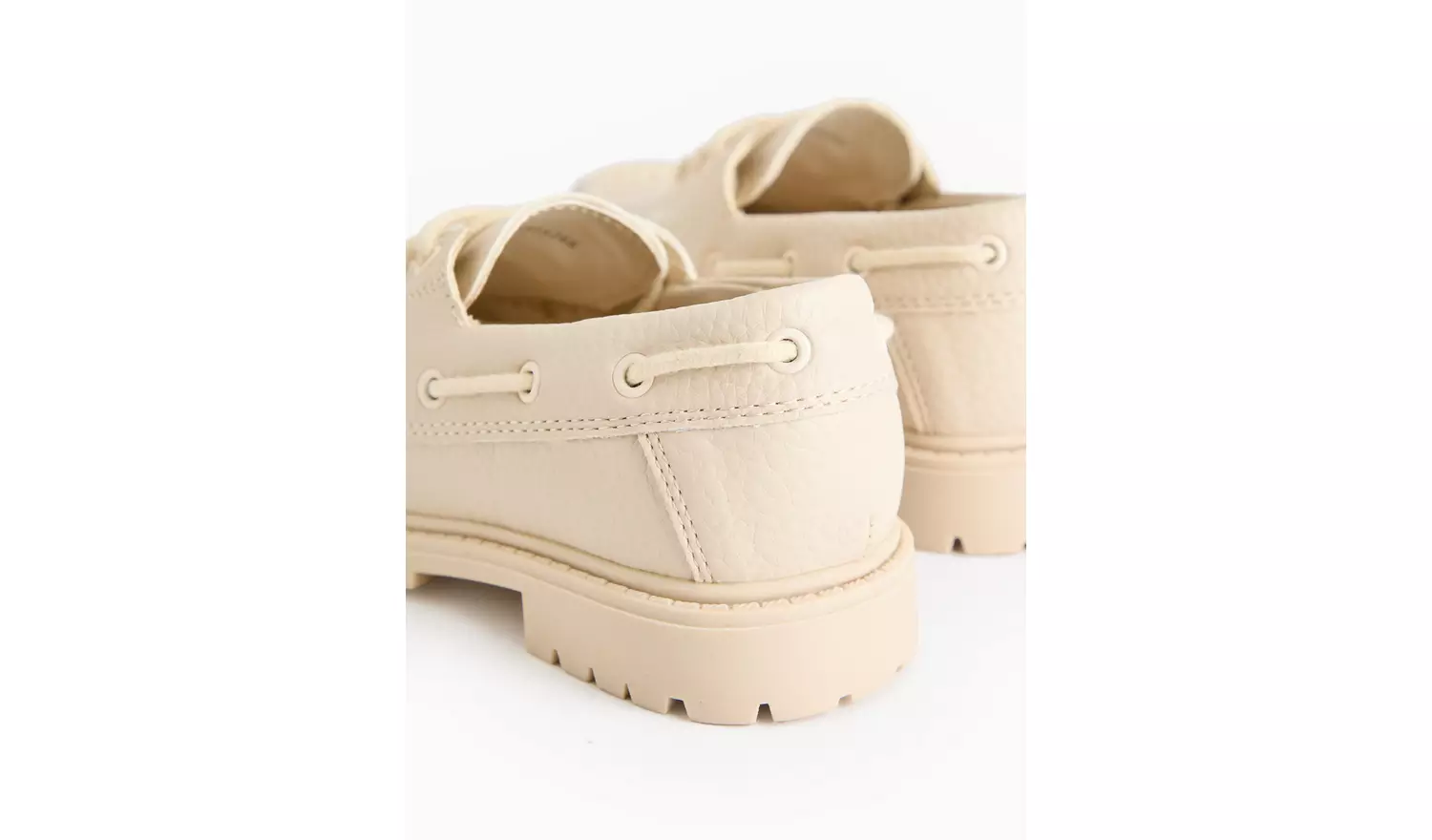 Beige Seam Detail Boat Shoes10 Infant