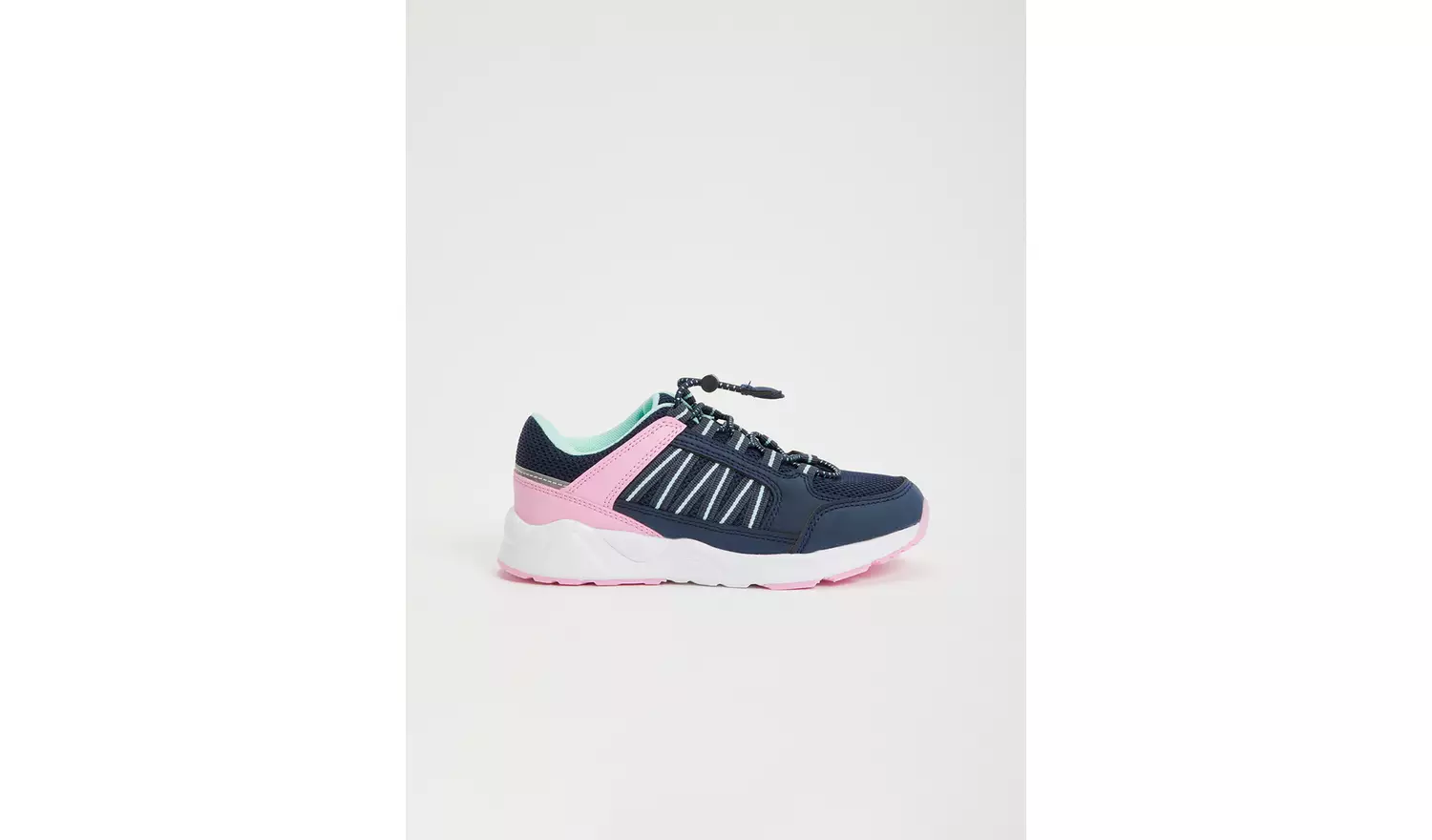 Navy & Pink Hiker Trainers - 7 Infant
