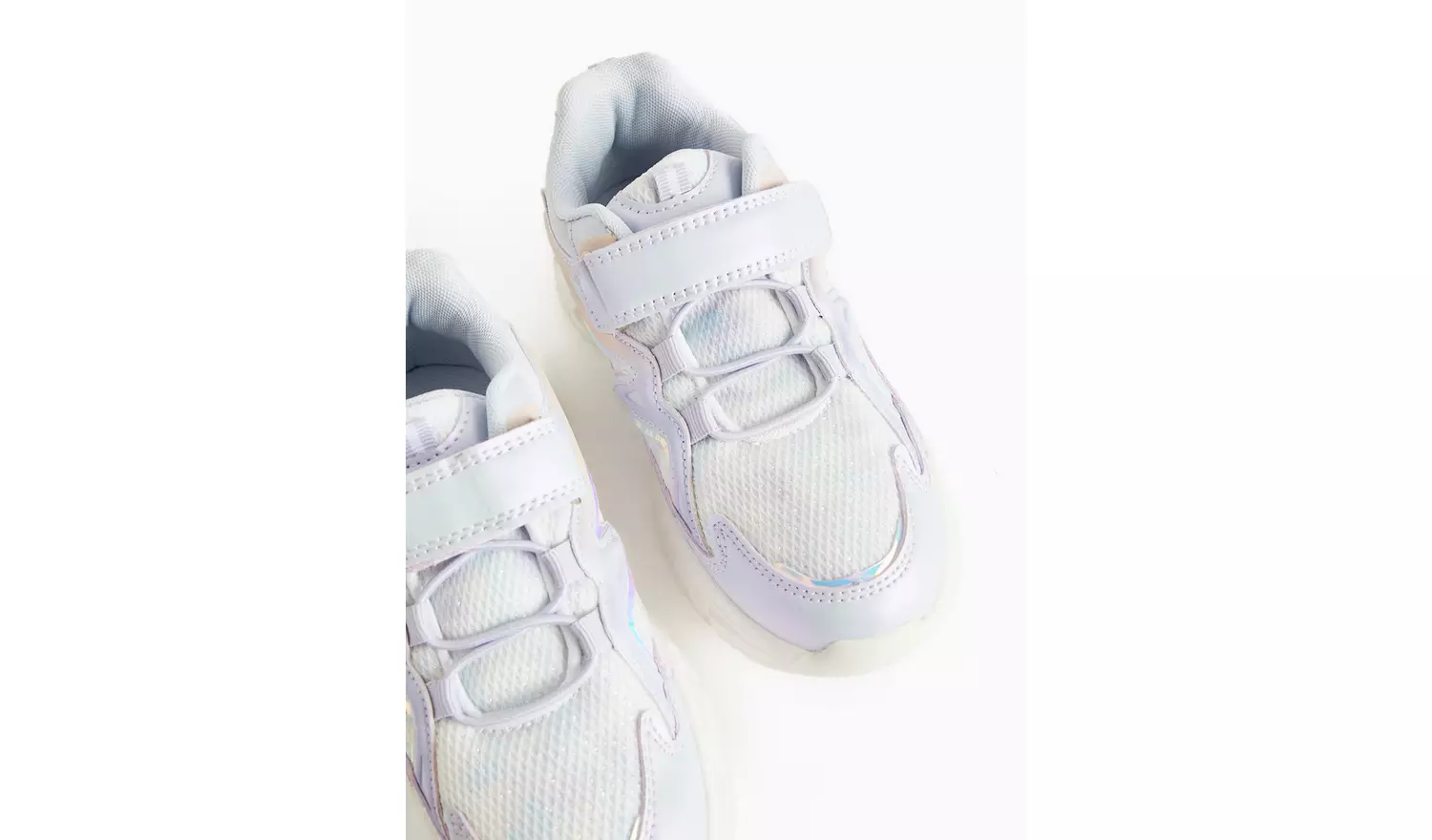Lilac Iridescent Chunky Trainers 1