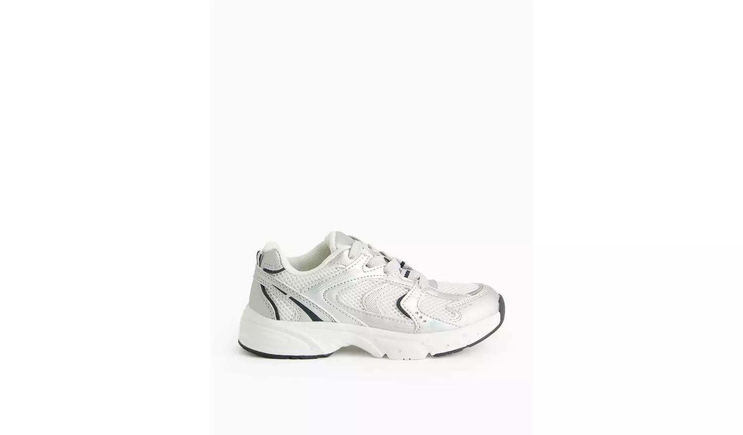 White Panelled Sporty Trainers12 Infant