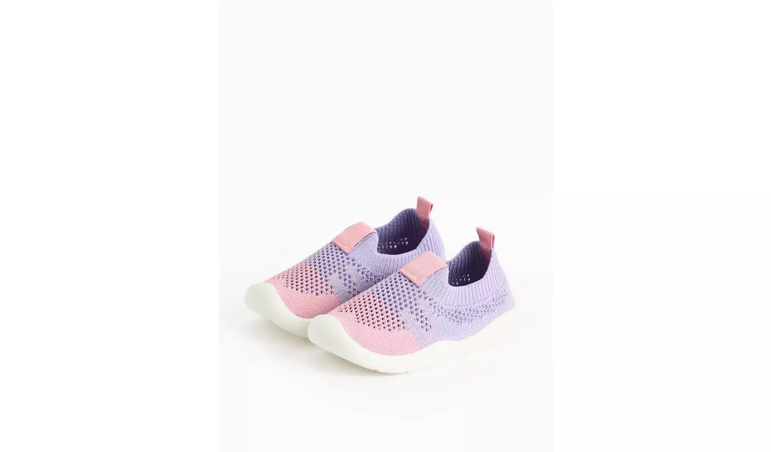 Lilac Ombre Knitted Trainers 9 Infant