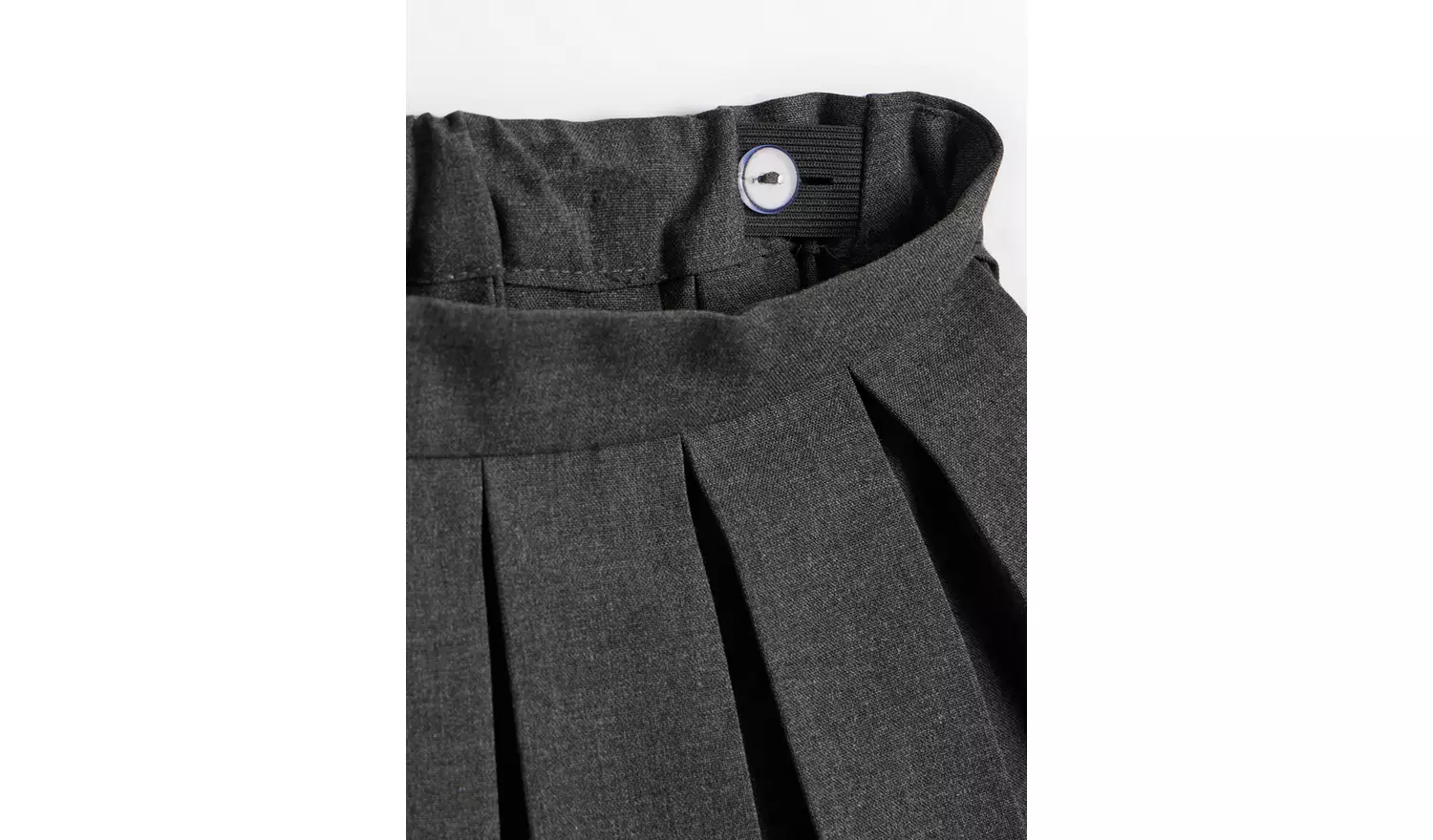 2 Pack Grey Permanent Pleat Skirts Longer Length11 years