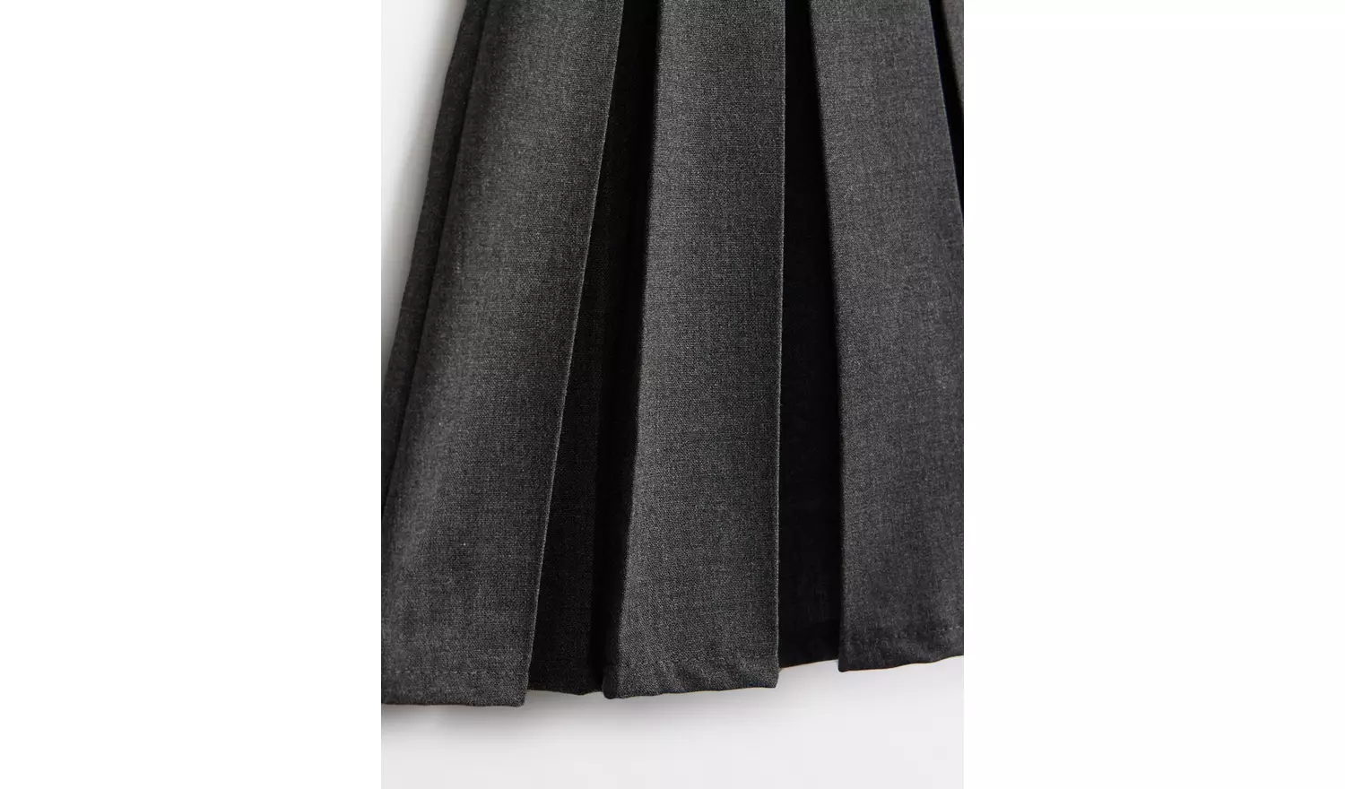 2 Pack Grey Permanent Pleat Skirts Generous Fit5 years