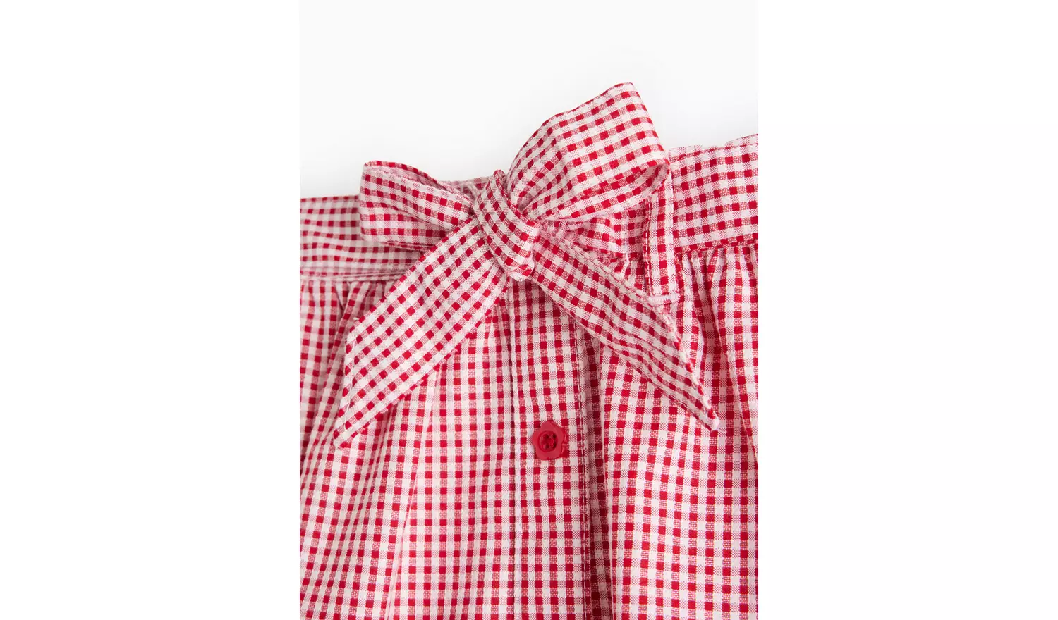 2 Pack Red Gingham Skirt 9 years