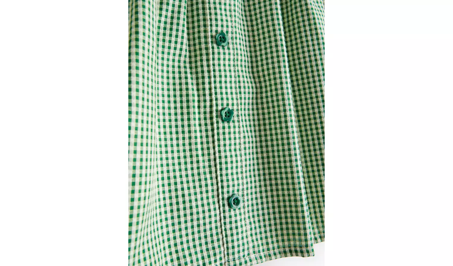 2 Pack Green Gingham Skirt 12 years